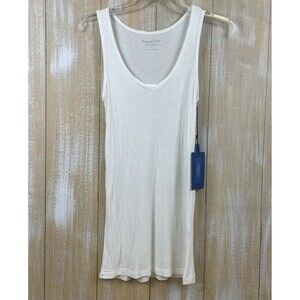 Vera Wang Simply Vera White Misses Tank Top Size Small *NWT